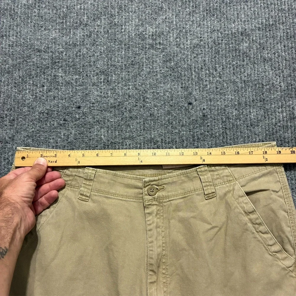 Wrangler Mens Cargo Pants Size 38x30 Beige Relaxed Fit‎ Utility Outdoor Mid Rise